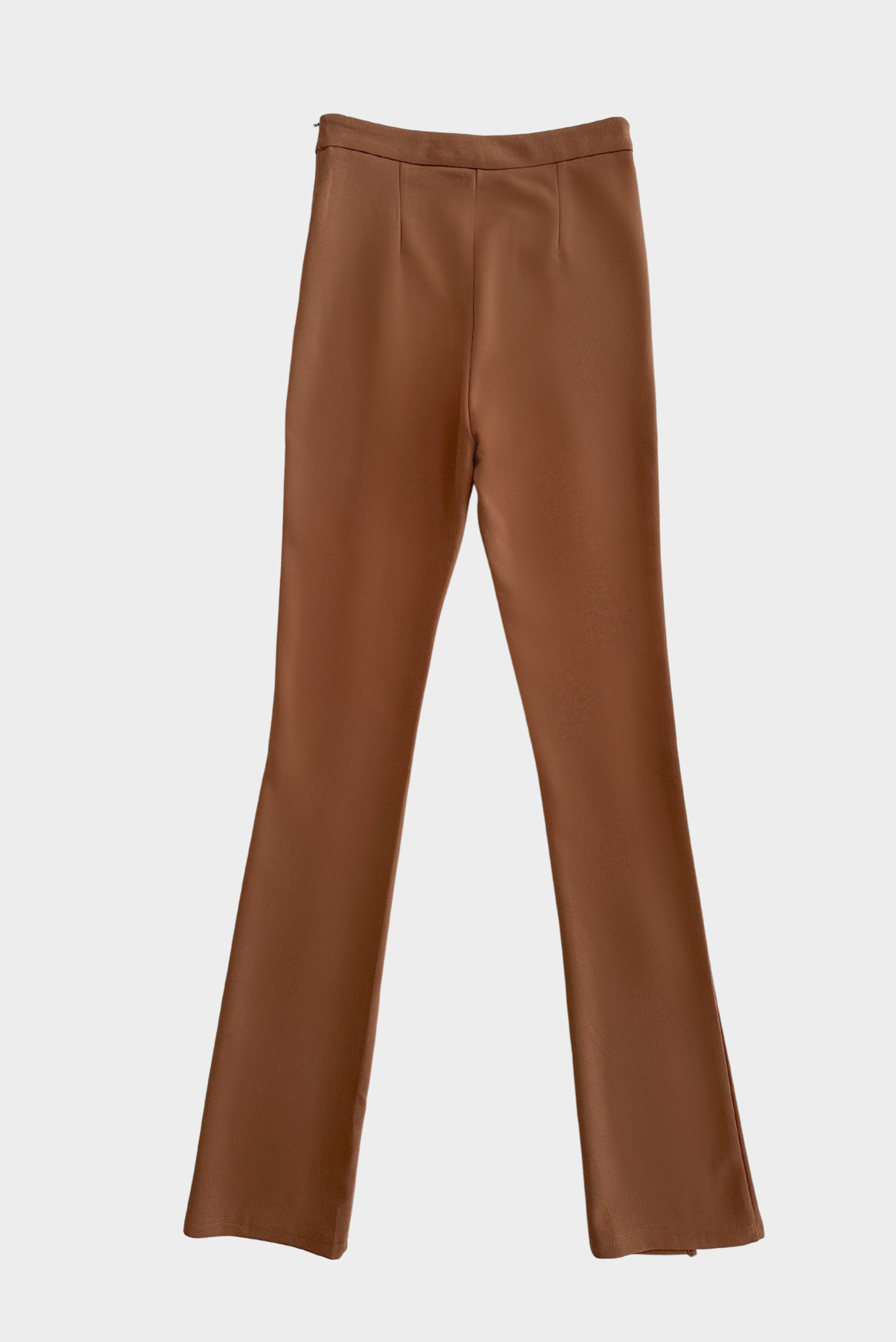 HIGH WAIST TROUSER WITH FRONT SPLIT